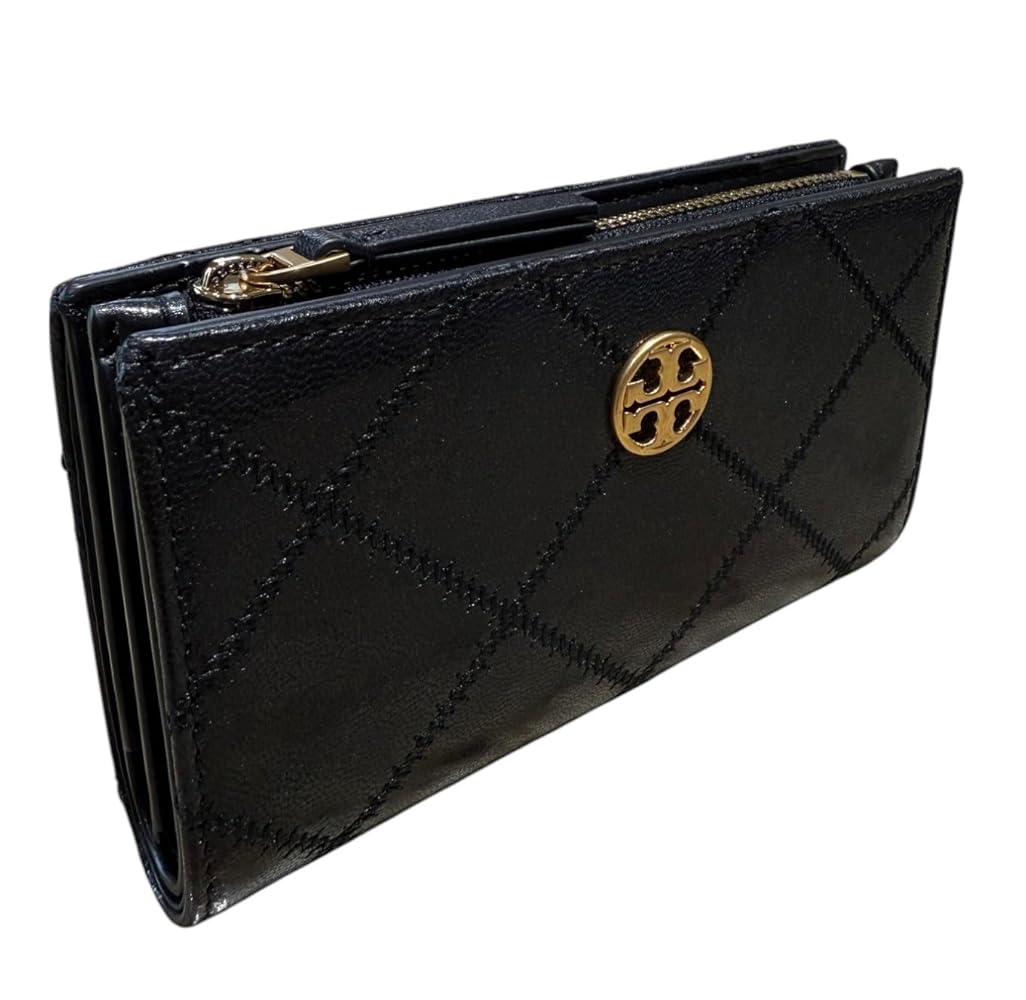 Tory Burch　WILLA MEDIUM WALLET Amazon.com: Tory Burch Women's Willa Medium Wallet (Black